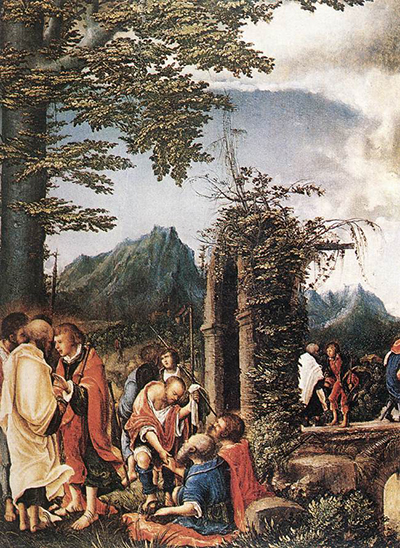 Communion of the Apostles Albrecht Altdorfer